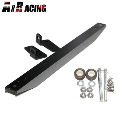 Black Rear Lower Subframe Chassis Arm Tie Brace For 92-95 Civic 93-97 Del Sol