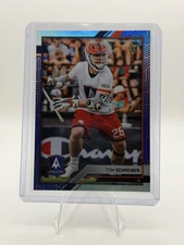 2023 Premier Lacrosse League PLL Snapshot Blue /77 #12 Tom Schreiber