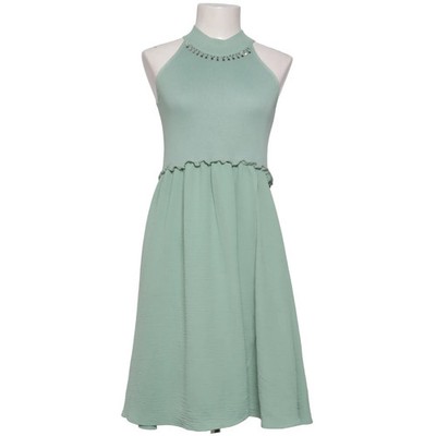 Kleid, Größe: S, Grün, Baumwolle/Polyamid/Polyester, Einfarbig, Damen #NHt