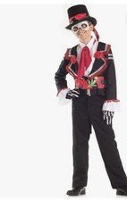 Party King Child Day Of The Dead Senor Costume. NWT Small 4-6