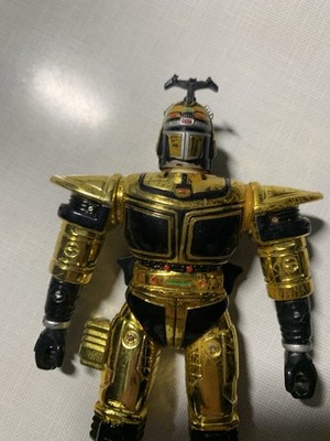 1997 Bandai Beetleborgs Metallix Gold Chrome Action Figure!