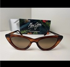 NEW Maui Jim LYCHEE Women Cat-Eye Polarized Sunglasses Tortoise Frame HS891-10