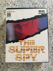 NEO GEO SNK THE SUPER SPY AUTHENTIC AES USA COMPLETE CIB CART MANUAL CASE US!