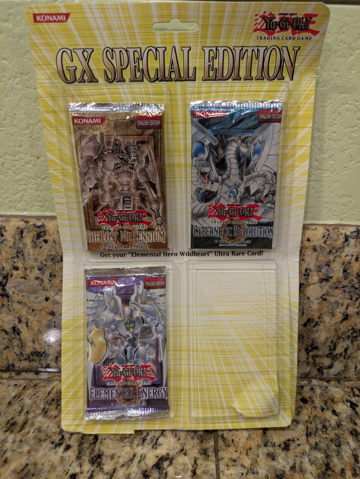 GX Special Edition Blister Pack Yu-Gi-Oh Cybernetic Revolution Elemental Energy 