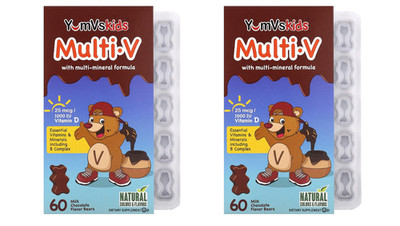 Kids, Multi V with Multi-Mineral Formula, Milk Chocolate , 60 Bears ****2 PACK**