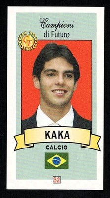 KAKA 2003-04 Collezioni Firenze CAMPIONI DI FUTURO Rare Soccer ROOKIE Card #32