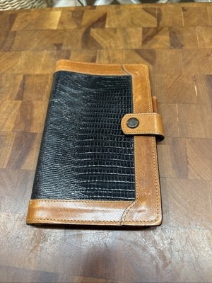 The Henderson Leather co Vintage Note Wallet EUC