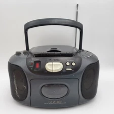 Aiwa CSD-EX110U Compact Disc Stereo AM/FM Radio Cassette Recorder Tested & Works