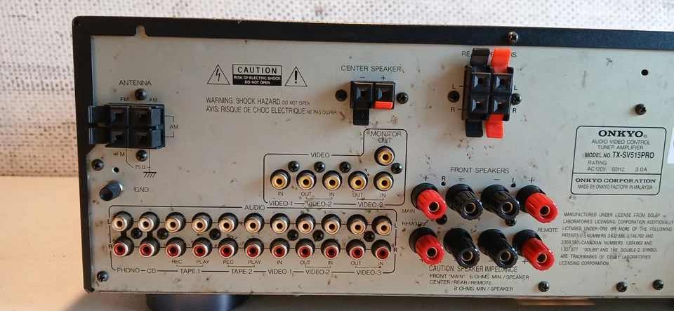 Onkyo R1 Audio Video Control Tuner Verstärker TX-SV515PRO - Bild 3 von 4