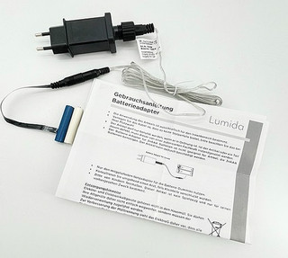 BATTERIEADAPTER FÜR 2 AAA BATTERIEN / STECKDOSE SCHMUCKJAGD
