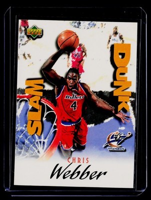 1997 Upper Deck Nestle Slam Dunk #SD1 Chris Webber BK33
