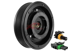 Denso 10PA17C Clutch 145mm 8 Grooves 24V w/ Delphi Connectors RE52508