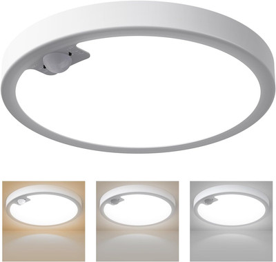 Wired Motion Sensor Ceiling Light Fixture-Motion Sensor Light Indoor 18W/1500LM,