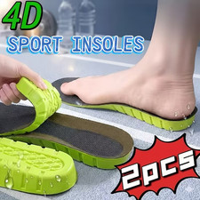 Unisex Massage Insoles Fitness Sports High Arch Support Orthopedic Shoes Inserts