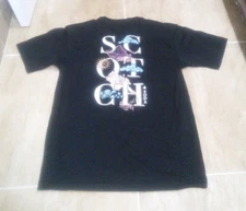 Men's Scotch & Soda Amsterdam Shirt Amelia Earhart Collection Black Sz S