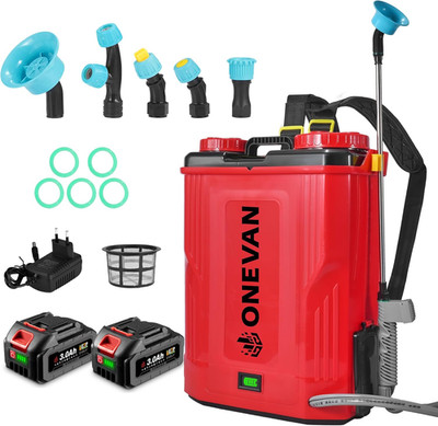 Battery Powered Backpack Sprayer 5.3 Gallon, 100PSI Adjustable Pressure Electric