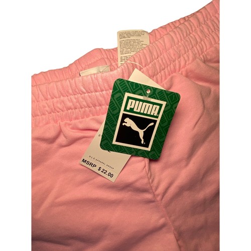 pink PUMA shorts kids size large - Brand New - Picture 3 of 5