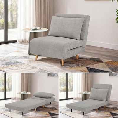 Max Sofa Bed  3 in 1 Upholstered Accent Chair Bed-Convertible Sleeper Sofa Cha