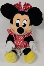 Vintage Minnie Mouse Plush Disney World Disneyland 1990s Korea 20" Stuffed Toy