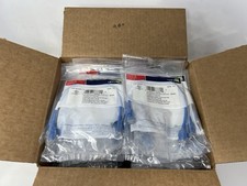  90x Leviton CAT 6H460-1L Cat 6 Small Diameter High-Flex Patch Cord, 1ft, Blue