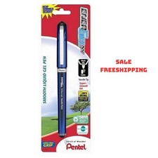 Pentel ENER-GEL NV Liquid Gel Pen, 0.5Mm, Needle Tip, Black Ink, 1 Pack