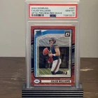 2024 Donruss Caleb Williams #327 Optic Preview Red Wave Prizm (RC) PSA 10
