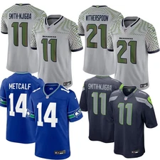 Men's Seahawks Jaxon Smith-Njigba #1 “Rivalries” Limited All Stitched Jersey