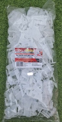 Bright Ideas - Fliesenabstandshalter Nivellierclips 1 mm bis 12 mm - Stück Menge: 250