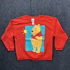 Vintage Winnie The Pooh Bear Disney Crewneck Sweatshirt Size XL Big Print