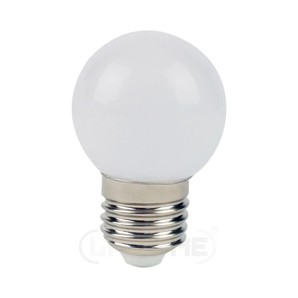 LED Deko-Mini-Globe G45, IP44, E27, 1W 2700K 70Lm, Weiß / Matt-image