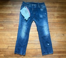 DSQUARED2 RUNWAY BLUE SWEET DUNGAREES FRAYED ...