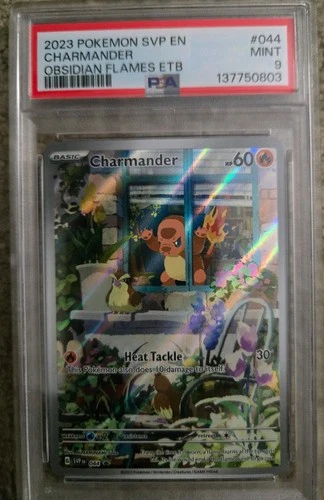 2023 POKEMON SVP EN-SV BLACK STAR PROMO #044 CHARMANDER PSA 9