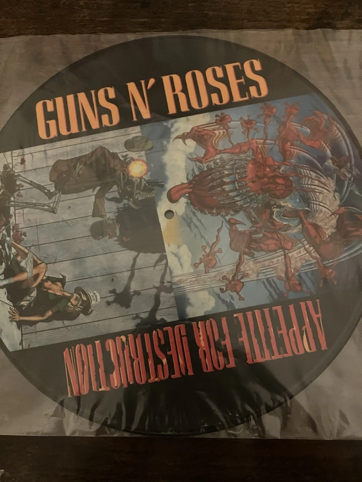 guns n roses appetite for destruction vinyl Picture Disc Japanese Pressing - Image 3 of 4