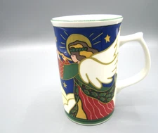 Mikasa Christmas Rejoice Angles Multicolor Coffee Tea Mug 13 oz (C19)