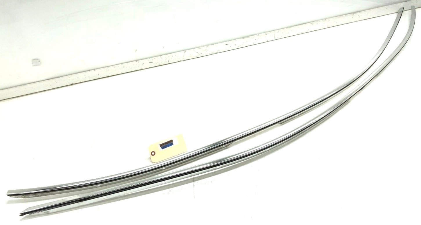 2014-2020 MASERATI GHIBLI SQ4 ROOF LEFT & RIGHT SIDE MOLDING TRIM OEM CHROME.