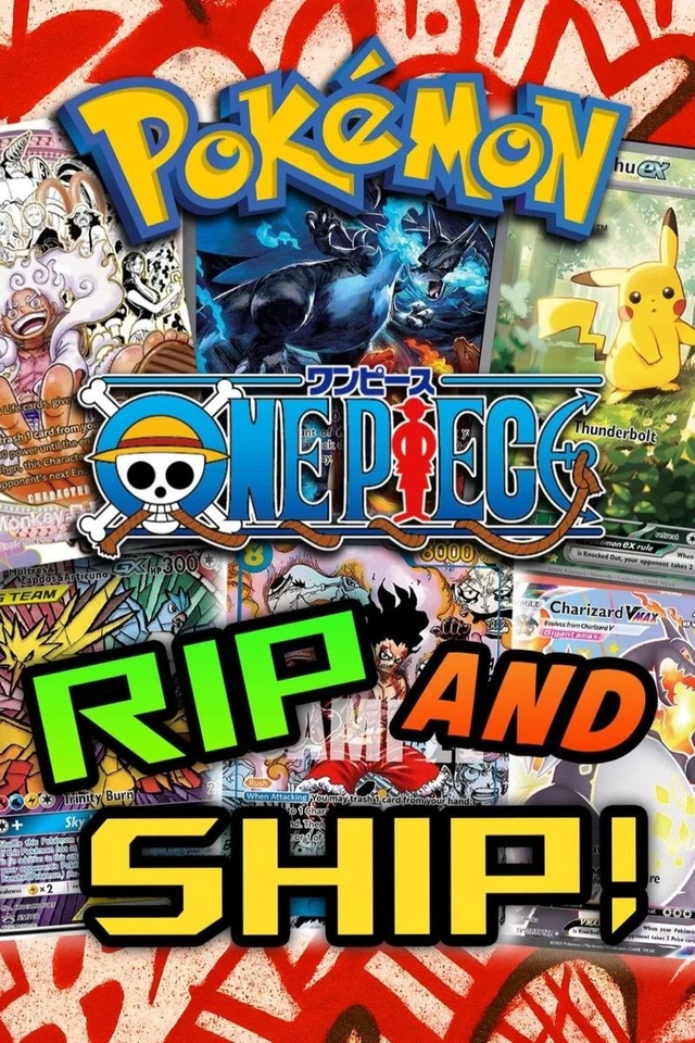 💥POKEMON & ONE PIECE RIP AND SHIP & BUY IT NOW💥
