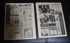 Van Halen 2 pc. newspaper lot 1980 concert ad & album ad  Stiv Bators  Dead Boys