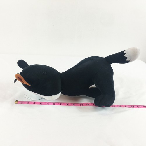 A143 Warner Looney Tunes Penelope Cat Pepe Le Pew Plush 16" Stuffed Toy Lovey - 第 3/4 張圖片