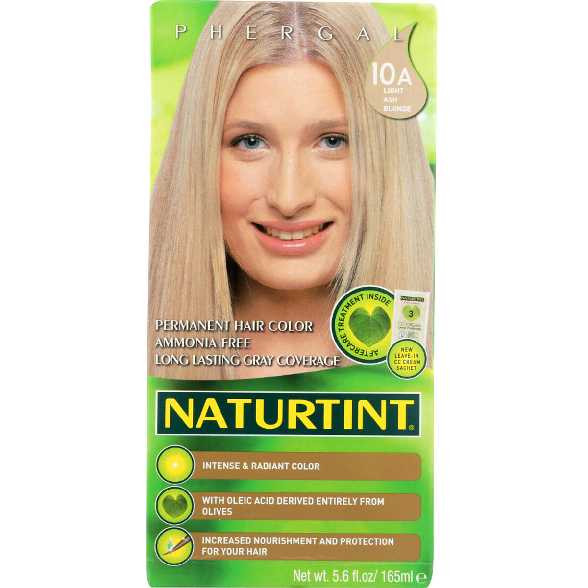 Naturtint Permanent Hair Color 10A Light Ash Blonde 5.6 oz