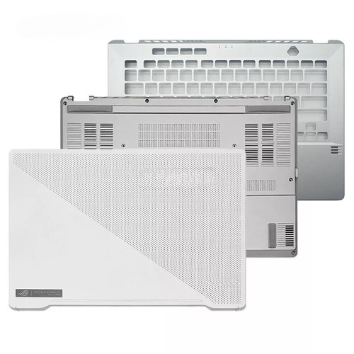 New For ASUS ROG 14 Zephyrus GA401 LCD Back Cover / Bottom Case shell white - Picture 6 of 20