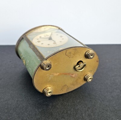 ヴィンテージ Semca 格納式 Ermeto トラベル 目覚まし時計 7石