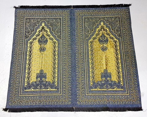 Double 2/3 people prayer mat rug large family islamic   lot *BUY 3 GET 1 FREE* - Photo 1/22