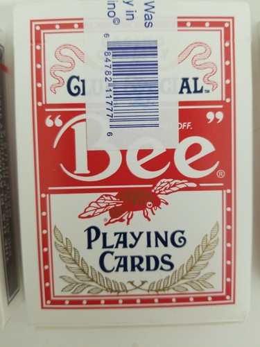 Casino Quality Club Special Bee Playing Cards Played 3 Pack Black Blue Red Used - Picture 4 of 5