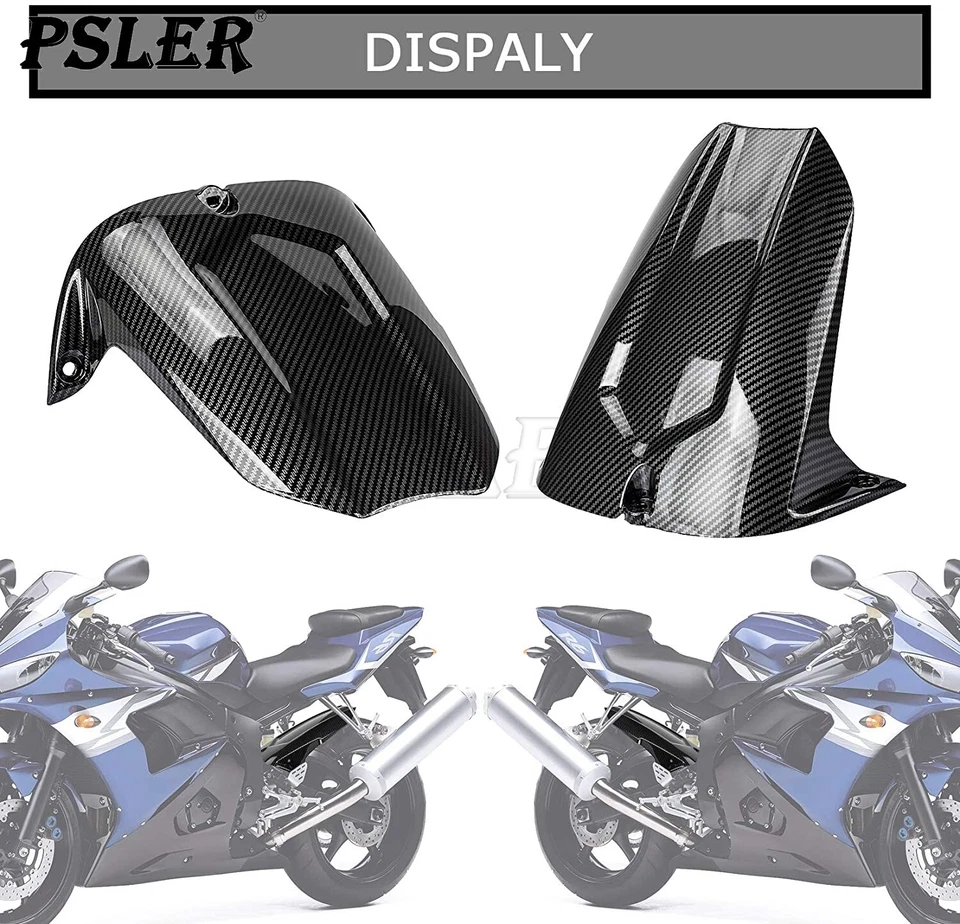 For Yamaha YZF R6 2003-2005 R6S 2006-2009 Carbon Rear Fender Tire Hugger Kit Foto 3 de 4