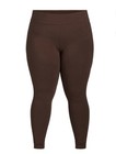 Terra and Sky Women’s Plus Chocolate Brown Soft Leggings Size 0X (14W) NWT — photo 3