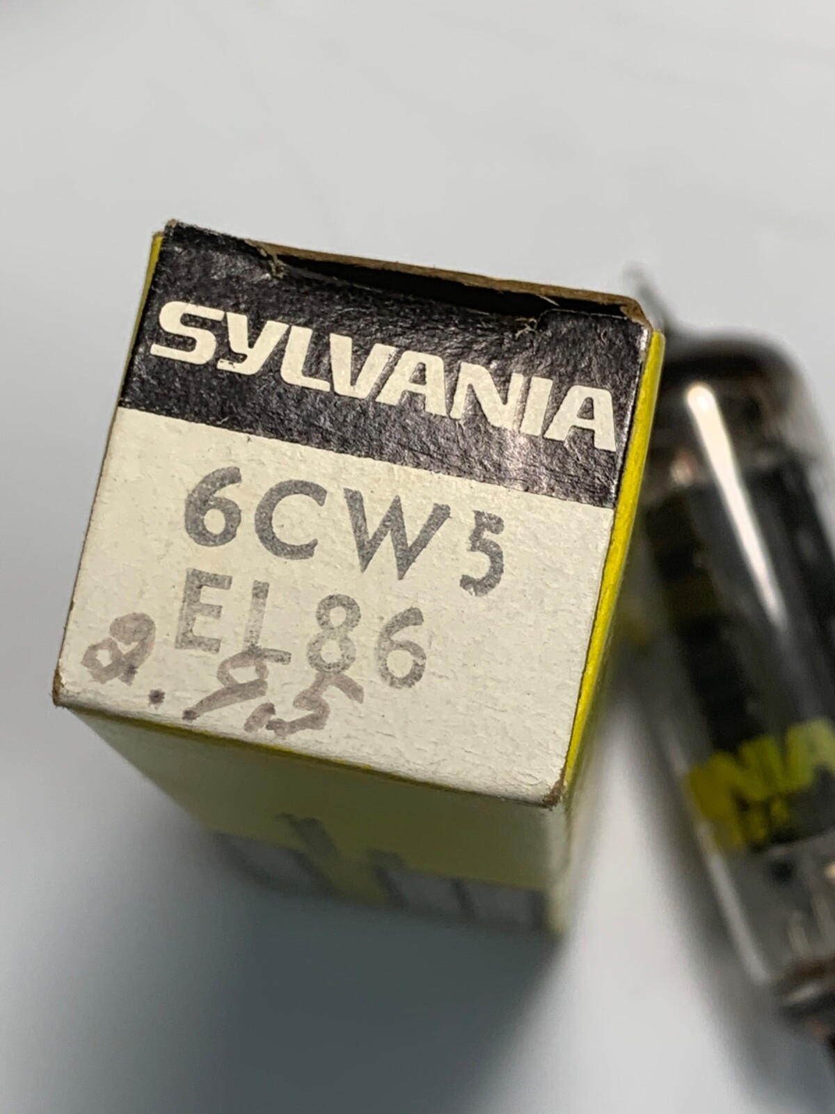 Vintage Sylvania 6CW5 EL86 Black Plate Vacuum Tube | eBay