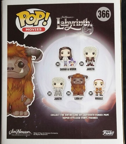 Funko Pop! Labyrinth LUDO 6-inch Super-sized Vinyl Figure #366 (VAULTED) NEW - Picture 9 of 10