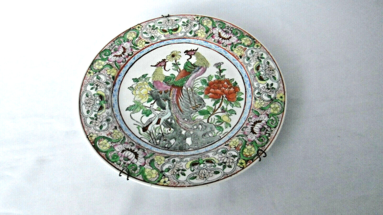 Plato De Pájaro De Porcelana Japonesa O China