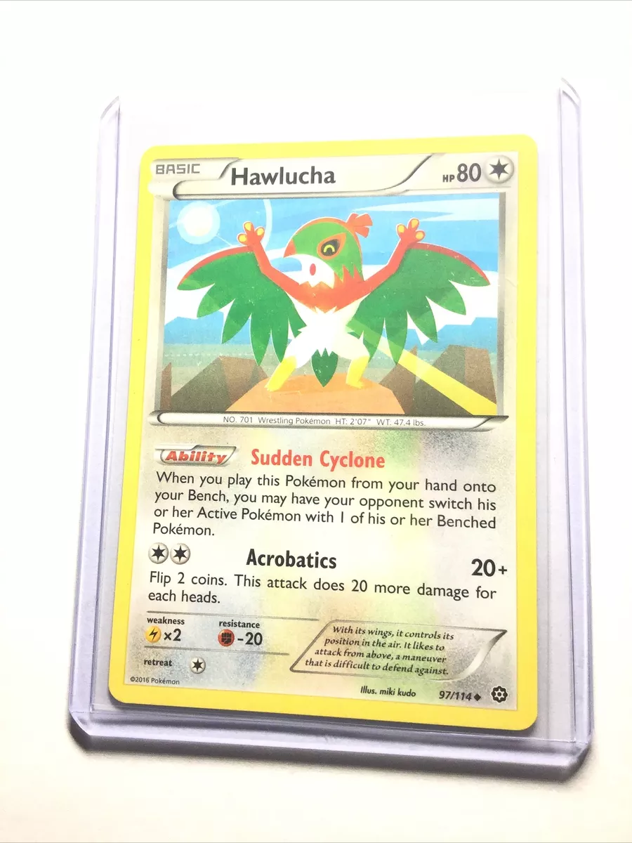 HAWLUCHA - 97/114 - XY Steam Siege - Uncommon - Pokemon Card - NM