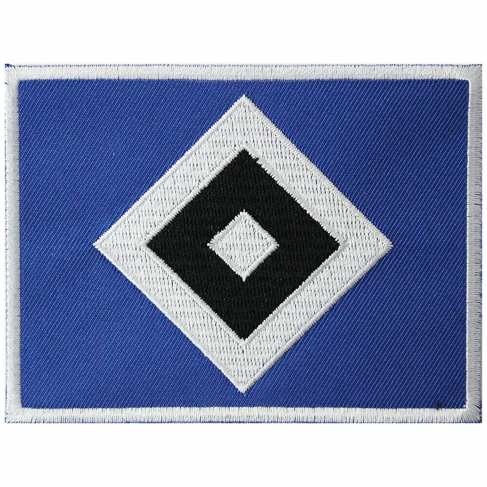 HSV Aufnäher Hamburger SV Abzeichen Logo Raute gross HSV Fanartikel Aufbügler